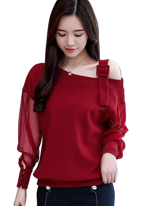 Casual Western Off Shoulder Top For Jeans Stylish Women Top Girls Tops