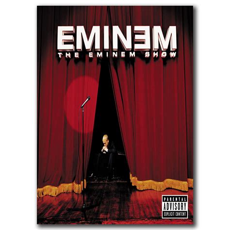 The Eminem Show Rapper Hip Hop Music Album Art 12x18 24x36in Fabric