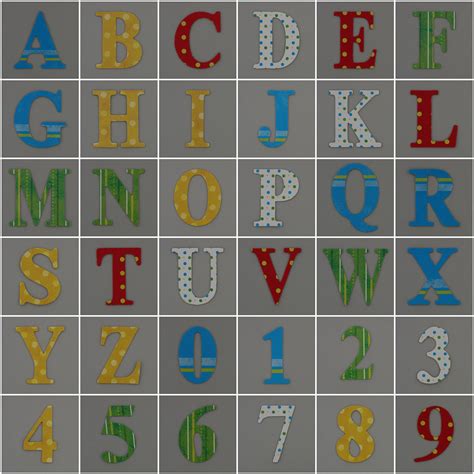 Craft Accessories Alphabet And Numbers A B C D E F G H I J K Flickr