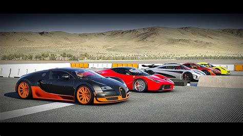 Lamborghini Aventador Vs Porsche 918 Spyder Vs Bugatti Veyron Youtube