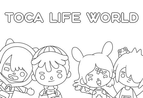 Toca Boca Printable Printable Coloring Pages My Xxx Hot Girl