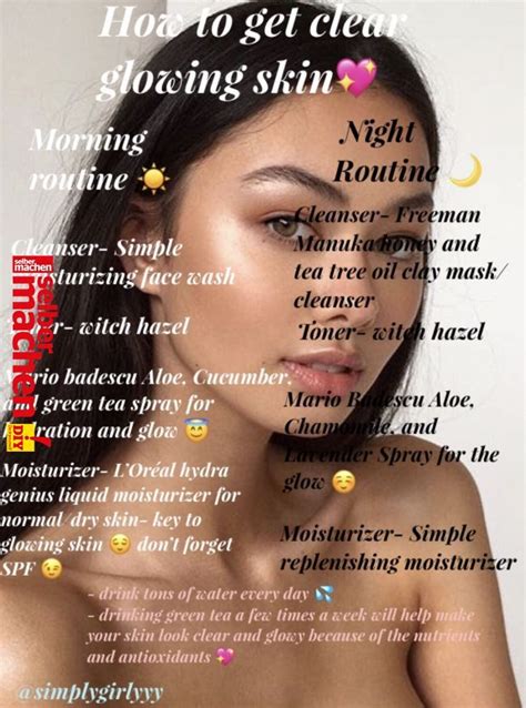 How To Get Clear Glowing Skin In 2019 Clear Skin Tips Skin Care