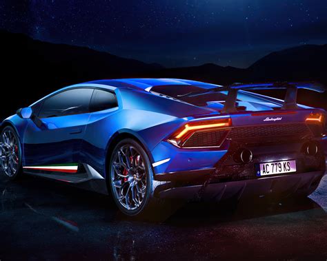 1280x1024 Blue Lamborghini Huracan 4k Rear 1280x1024 Resolution Hd 4k