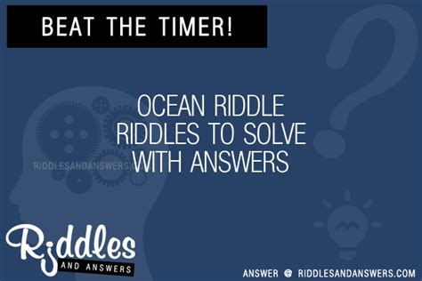 30 Ocean Riddles With Answers To Solve Puzzles And Brain Teasers And
