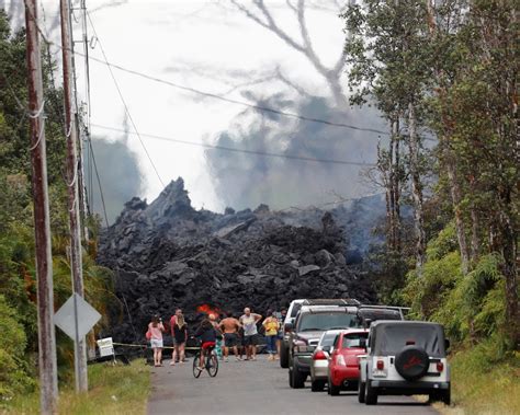 New Lava Flow Crosses Onto Hawaii Geothermal Plant Property World
