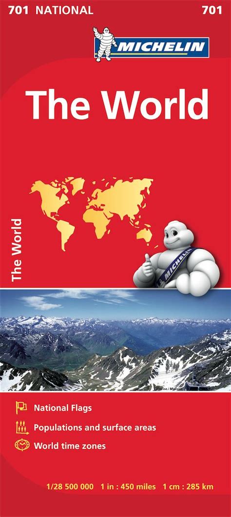 World Michelin Europe Centred Map Buy World Map Mapworld