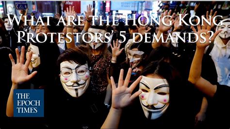 Hong Kong Protests Explained The 5 Demands Youtube