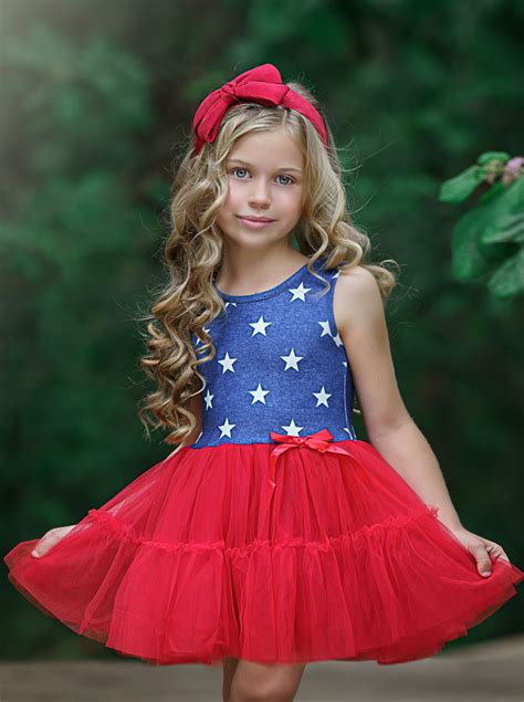Girls 4th Of July Outfit Toddlers Tutu Dress Mia Belle Girls