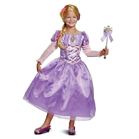 Disney Princess Rapunzel Deluxe Halloween Fancy Dress Costume For Child