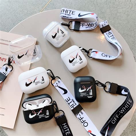 Nike x off white the ten collection created major buzz when it first arrived in late 2017 and has sustained a pretty impressive rank with every pair that the nike x off white collaboration got the attention it got for so many reasons. New Off White Nike Air Airpods Case with Strap for Airpods ...