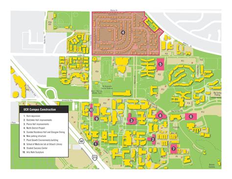 Uc Riverside Campus Map Real Map Of Earth
