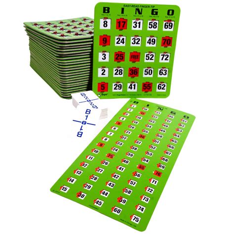 Buy Regal Games Easy Read Finger Tip Shutter Slide Card Bingo Set