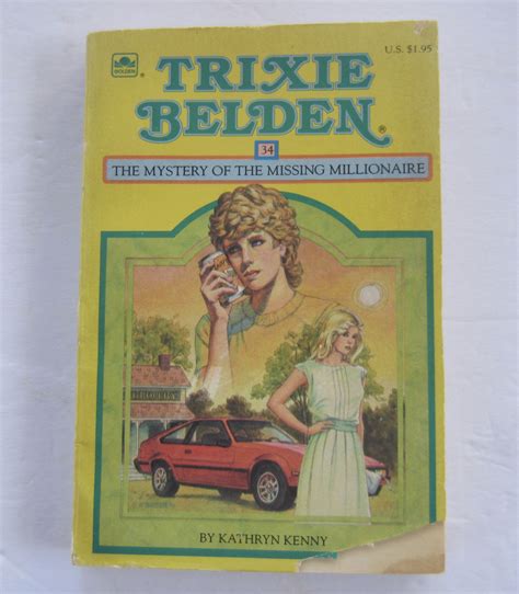 trixie belden 34 the mystery of the missing millionaire etsy girls series mystery book