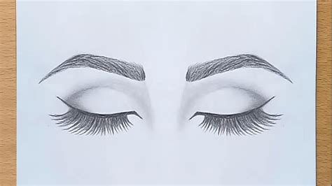 Closed Eyes Drawing