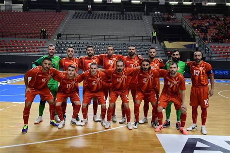 Футсал репрезентација на Македонија Нерешено 33 против силната