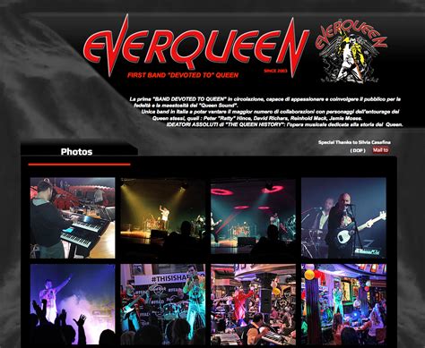 Everqueen Italian Queen Tribute Band Shanes Queen Site
