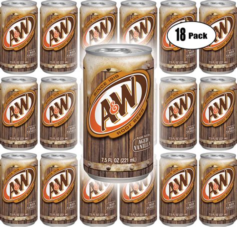 Buy Aandw Root Beer 75 Fl Oz Can Pack Of 18 Total Of 135 Fl Oz