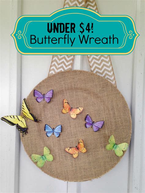 Butterfly bell wind chimes creative home garden hanging art decor outdoor/indoor. Spring Frugal Butterfly Door Wreath Home Decor