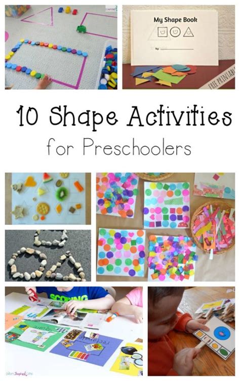 Shape And Color Activities The Measured Mom