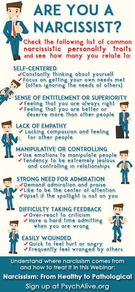 Are You A Narcissist Infographic Psychology Today Australia