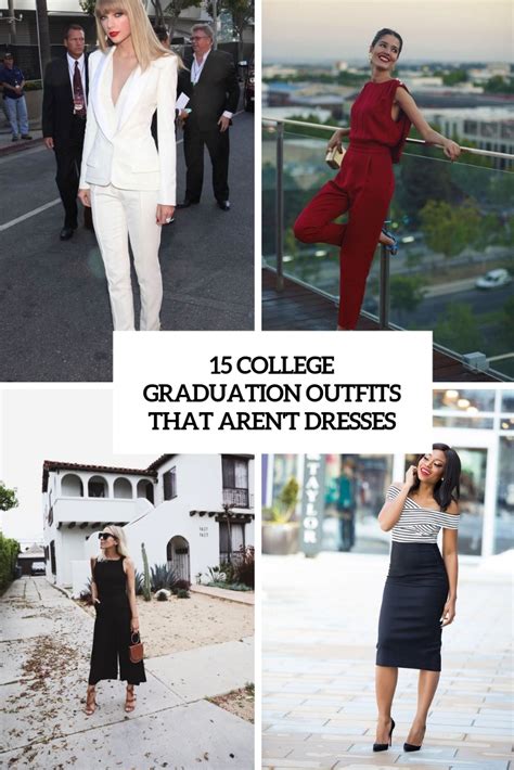 15 College Graduation Outfits That Arent Dresses Styleoholic