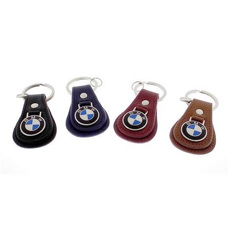 Bmw Leather Teardrop Keychain Bmwclick Spare Parts And Accessories