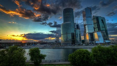 🥇 Moscow Architecture Business Cityscapes International Wallpaper 95581