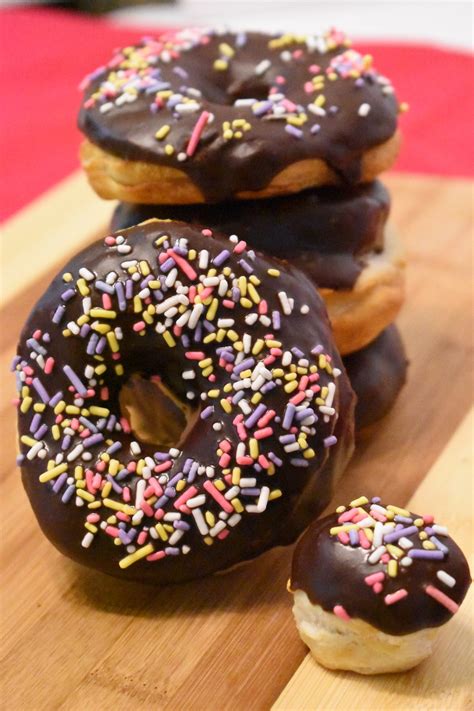 Chocolate Covered Donut With Sprinkles