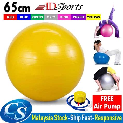 65cm Burst Resistant Yoga Exercise Ball With Pump Online Degrees