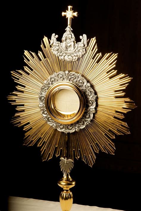 The Blessed Sacrament Eucharistic Adoration Monstrance Catholic