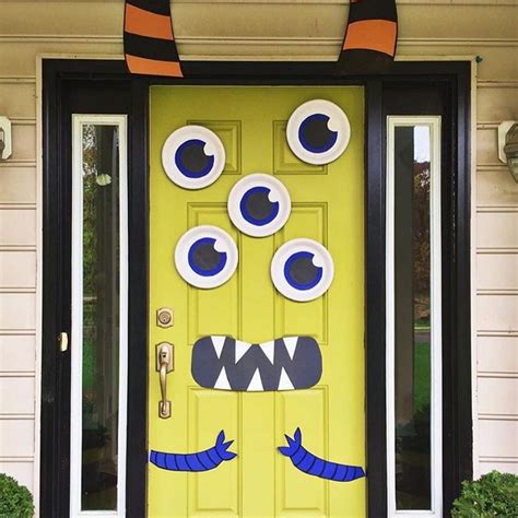 Cute And Creepy Monster Mash Halloween Door Disfraces Puertas