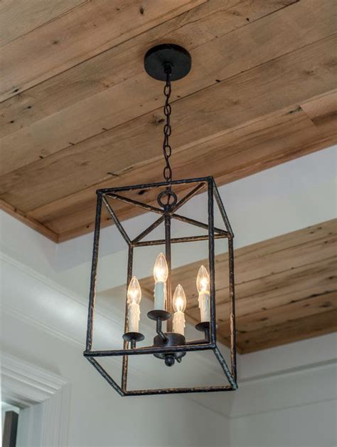 Small Foyer Ceiling Light Rustic Industrial Entryway Light Fixture