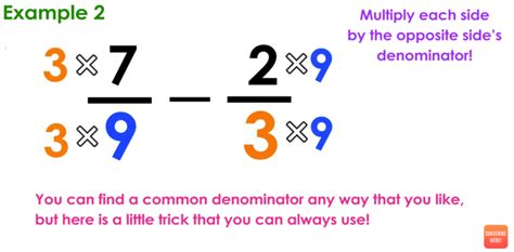 To make the denominator of both the fractions as 60, we have to multiply the numerator and denominator of after having gone through the stuff and examples, we hope that the students would have understood, how to add two fractions with different denominators. Adding and Subtracting Fractions with Unlike Denominators ...