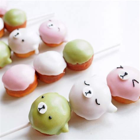 Learn How To Make These Unbearably Cute Dango Donut Holes Recipe Donut Holes Cute Donuts