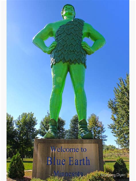 Jolly Green Giant Statue In Blue Earth Minnesota Photographic Print