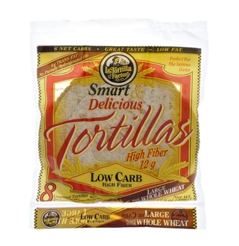 La Tortilla Factory Low Carb Whole Wheat Large Tortillas 8 Ct Hy Vee