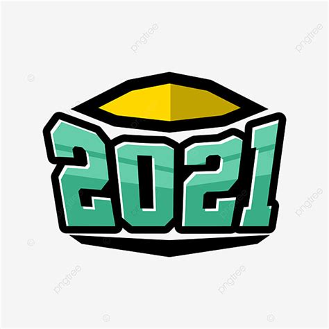 Cool 2021 Vector Design With Green And Yellow Colors E Sport Text Style