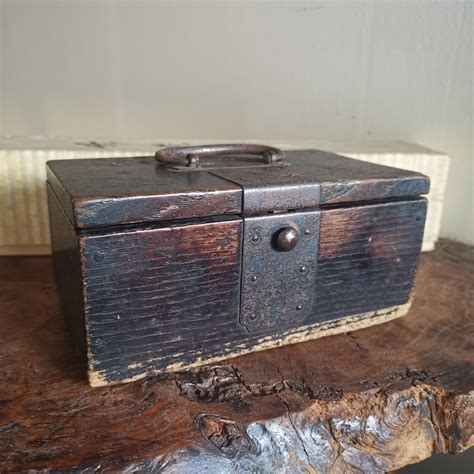 Antique Japanese Wood Box Japanese Antique Zenibako Etsy