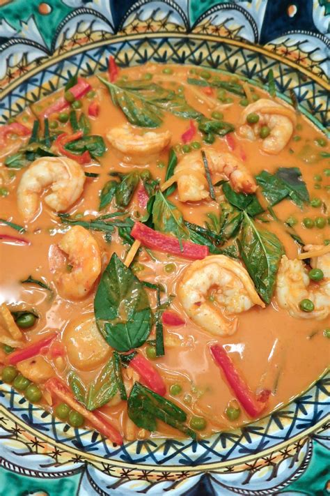 Scrumpdillyicious Thai Shrimp Curry With Coconut Milk Chu Chi Goong