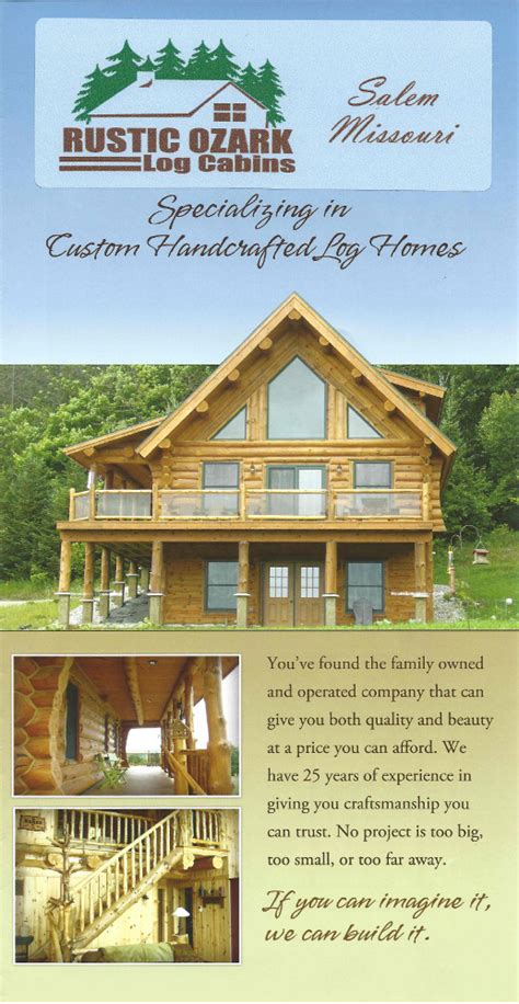 Cabin Plans Rustic Ozark Log Cabins