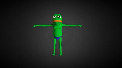 Pepe The Frog Buy Royalty Free 3d Model By 3dprefabs 0e73804