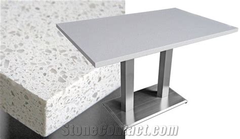Huizhou kkr stone industry co., ltd. White Solid Surface Table Tops, Reception Desk, Quartz ...