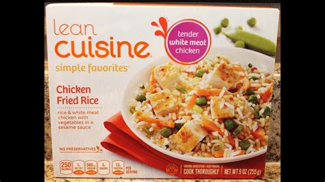 Lean Cuisine Chicken Fried Rice Food Review Youtube