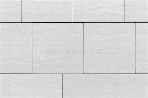 Large Grey Tile Pattern Surface On Wall Background Close Up Stock