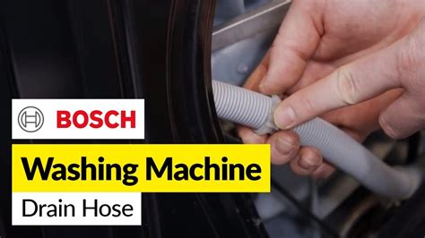 How To Replace The Drain Hose On A Bosch Washing Machine Youtube