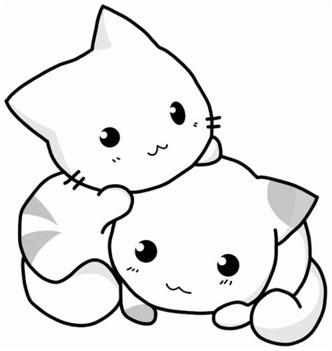 Cute Kitten Coloring Pictures – Colorings.net