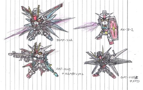 Sd Gundam Random Drawing By Cleru087 On Deviantart
