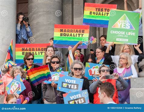 Marriage Equality 2017 Editorial Stock Image Image Of Placard 100310204