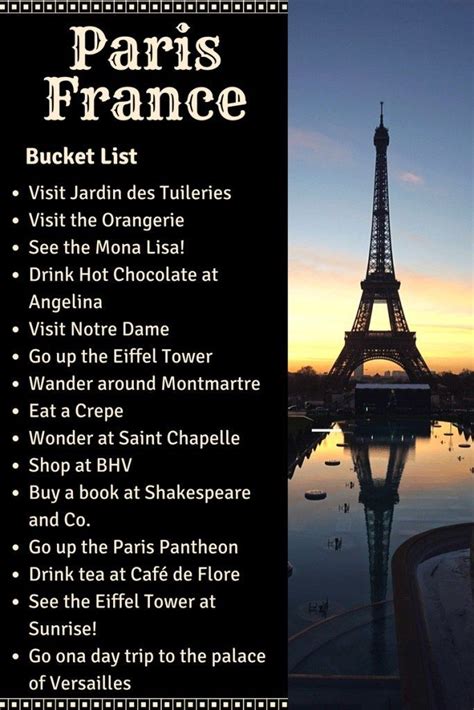 The Ultimate Paris Bucket List Of 50 Activities And Attractions