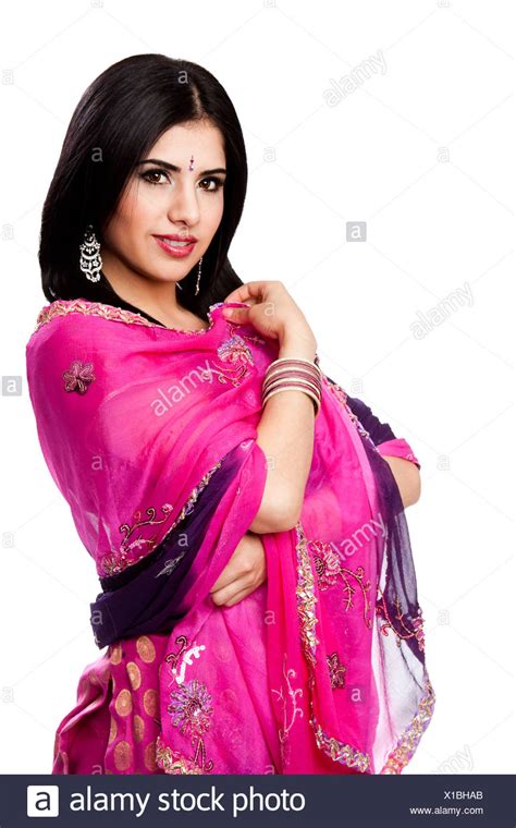 Indian Woman In Traditional Dress High Resolution Stock Photography And